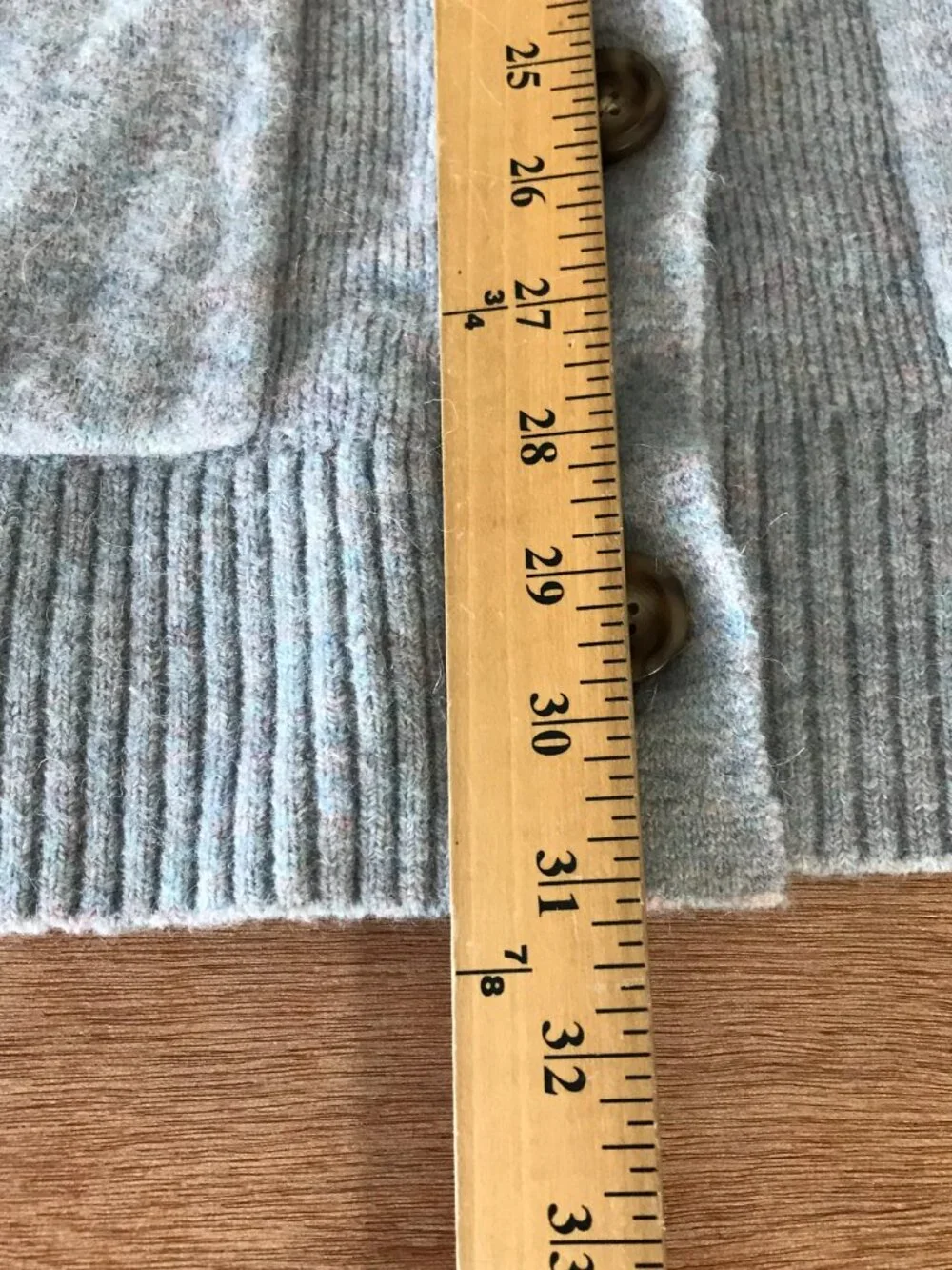 J. Crew Cardigan Women M Gray Button Up Pocket Nylon Wool Alpaca Long Sleeve